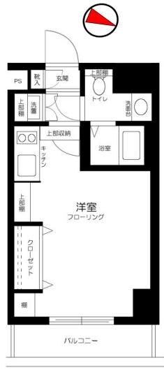 スカイコート両国壱番館の物件間取画像