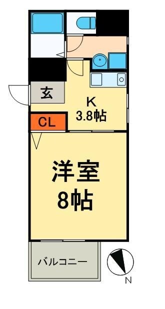 ヴェルデ東日本橋の物件間取画像