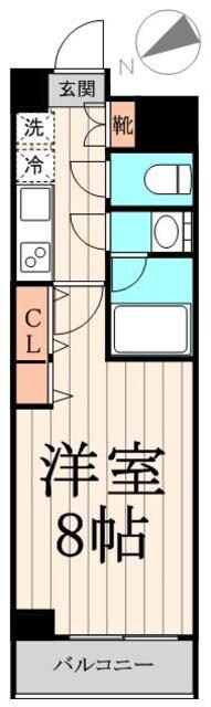 エルスタンザ清澄白河の物件間取画像