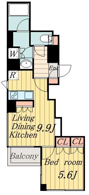 コンフォリア日本橋人形町ノースの物件間取画像