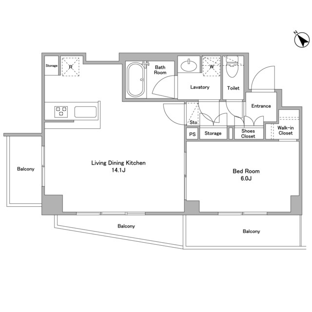 ケリア西馬込アジールコートの物件間取画像