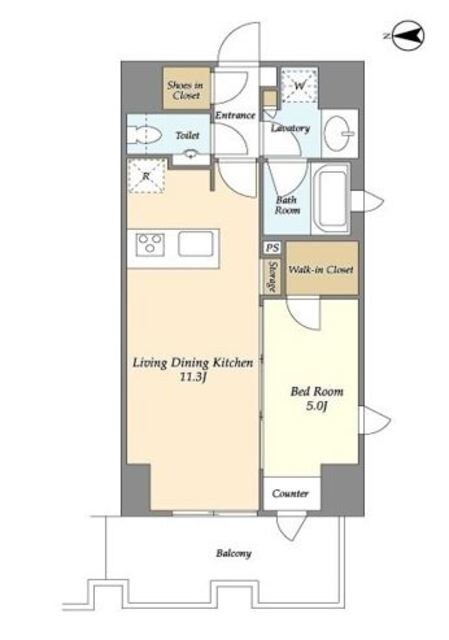 リバーレ麻布十番の物件間取画像