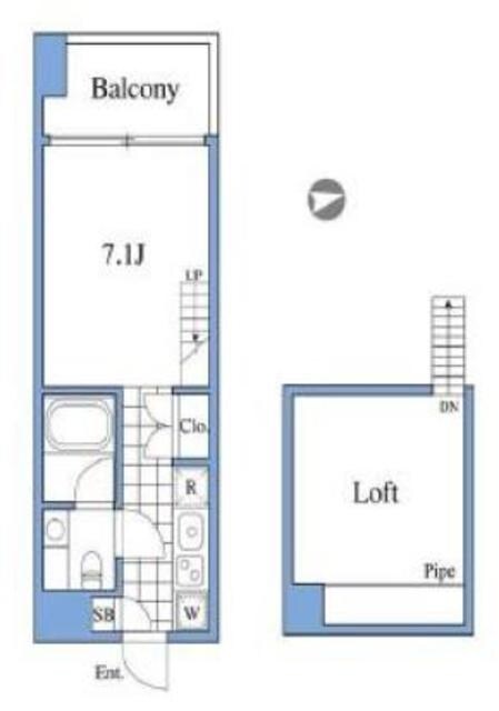 RIZ高輪の物件間取画像