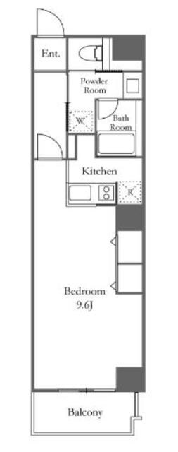 六本木ビュータワーの物件間取画像