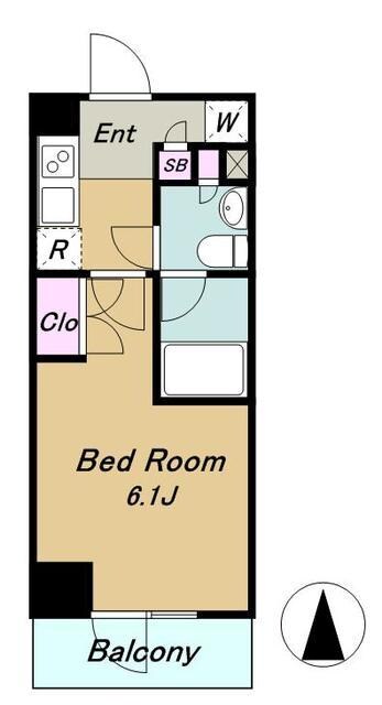 パークキューブ大井町レジデンスの物件間取画像