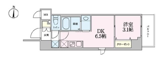 ジニア深川住吉の物件間取画像