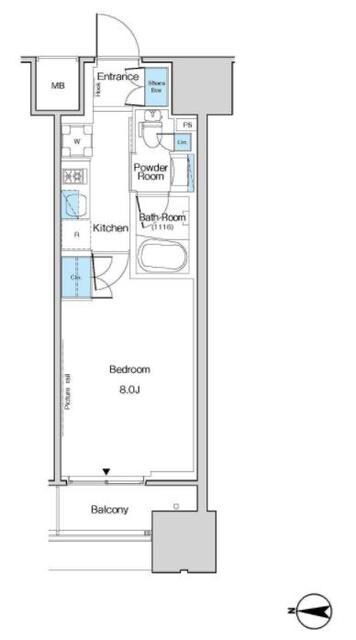 ルフォンブランシェ品川南大井の物件間取画像