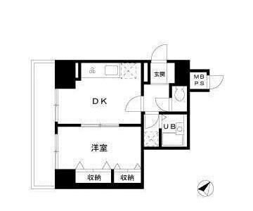 パルクFKNの物件間取画像