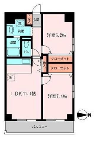 ドゥエル木場公園の物件間取画像
