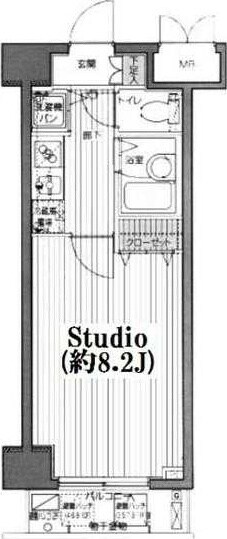グランド・ガーラ日本橋茅場町の物件間取画像