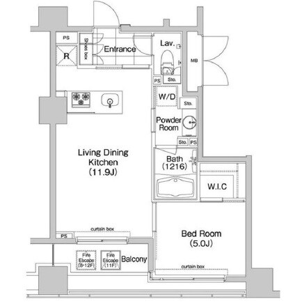 コンフォリア新川の物件間取画像