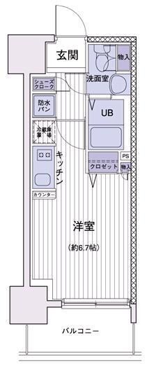 エスティメゾン大島の物件間取画像