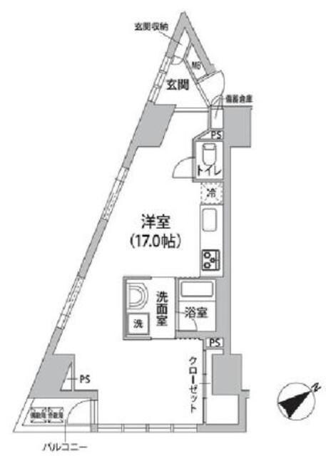 ロリエ銀座の物件間取画像