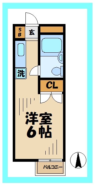多摩ロイヤルアベニューIの物件間取画像
