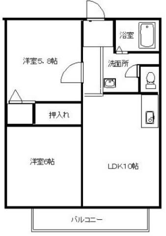 サントピアKの物件間取画像
