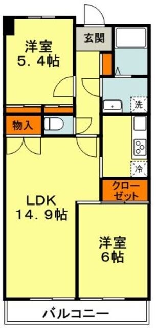 リーガル鷺沼の物件間取画像