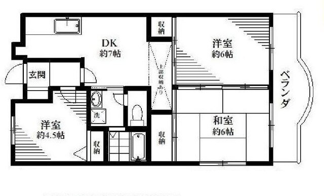 コンフォールクレールの物件間取画像
