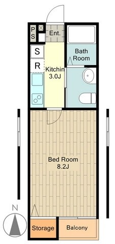 ユーウエスト国立の物件間取画像