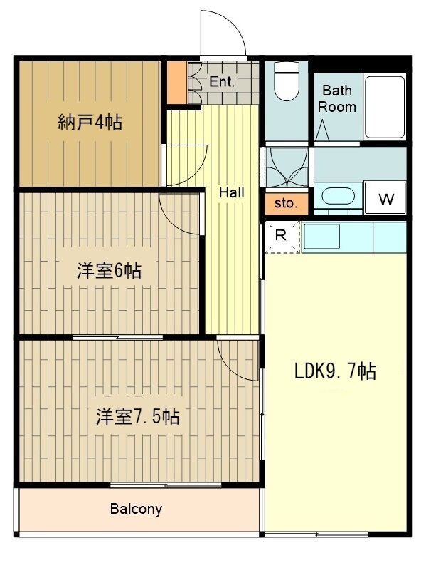 レジデンス高尾の物件間取画像