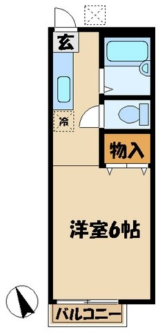 コマハイツの物件間取画像