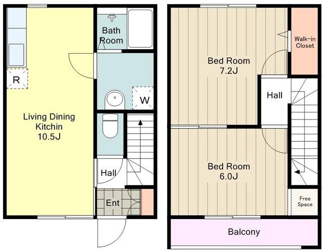 OAK HILLSの物件間取画像