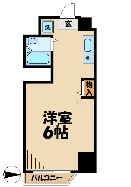 橋本大河原ビルの物件間取画像