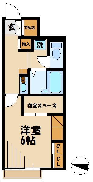 レオパレスFine2の物件間取画像