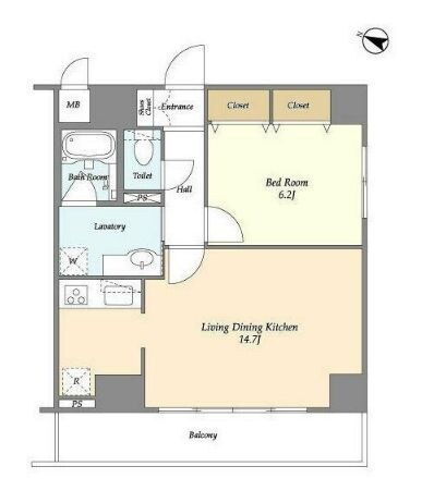 CASSIA藤沢本町 の物件間取画像