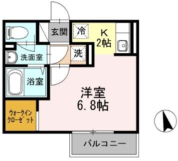 アヴニールの物件間取画像