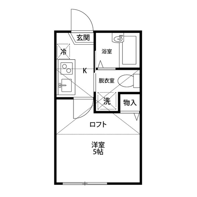 エバグリーンの物件間取画像