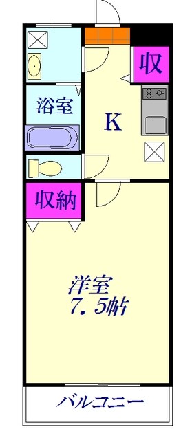 モンペラの物件間取画像