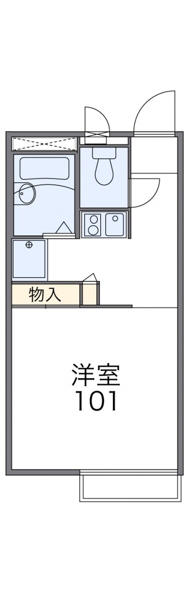 レオパレス緑園邸の物件間取画像