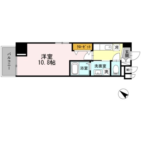 AVENIR渋谷本町の物件間取画像