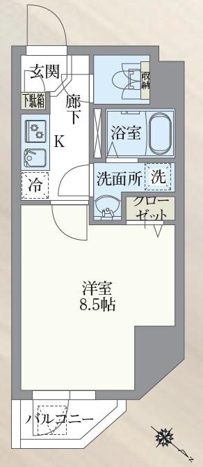 GRAN PASEO新宿河田町の物件間取画像