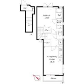 ミーテ本町の物件間取画像