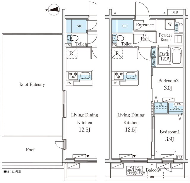 テラス杉並方南町の物件間取画像