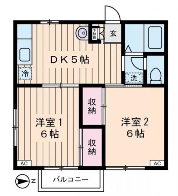 ガーデンコートの物件間取画像