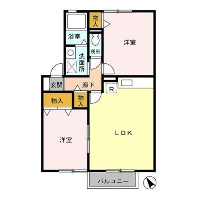 グランパールの物件間取画像