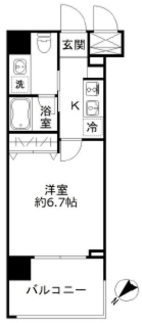 フォレシティ豊洲の物件間取画像