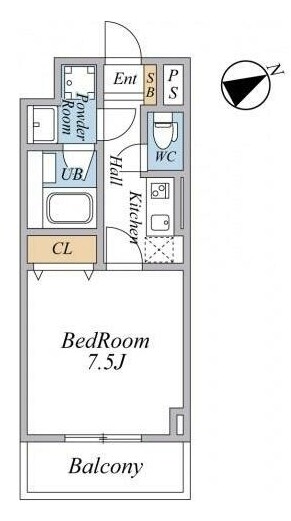 スカイグランデ船橋の物件間取画像