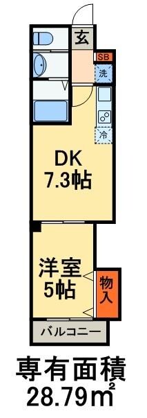 金太郎ヒルズ106の物件間取画像