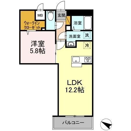 アーバンシャトー千葉中央の物件間取画像