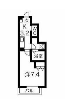 メゾフラットあか葉の物件間取画像