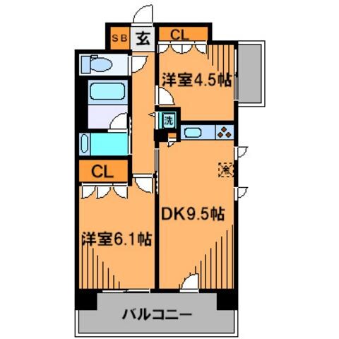 パークアクシス西船橋本郷町の物件間取画像