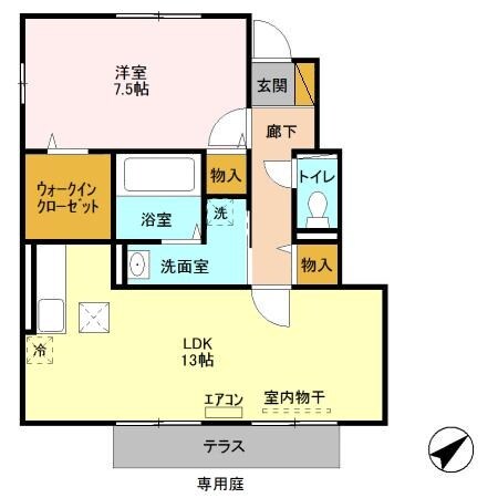 コモドカーサ の物件間取画像