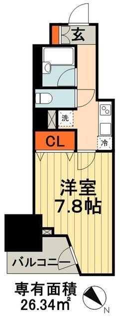 PARK AXIS 千葉(パークアクシス千葉)の物件間取画像
