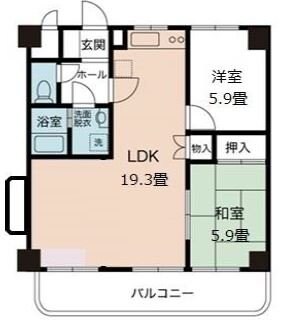 パークハイツの物件間取画像