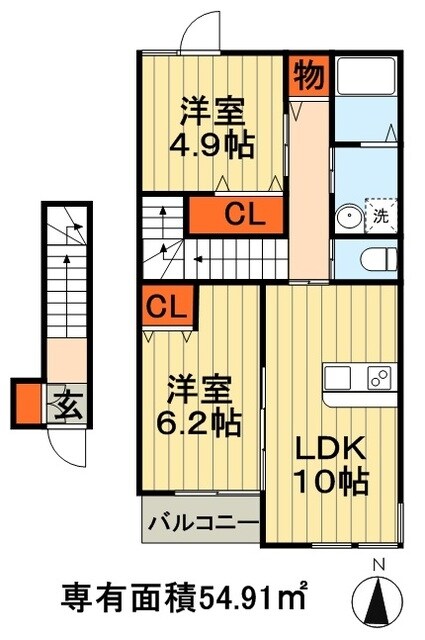 Ritz Solius Southwingの物件間取画像