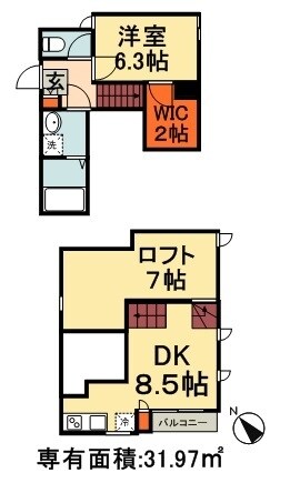 CB千葉ルティアの物件間取画像