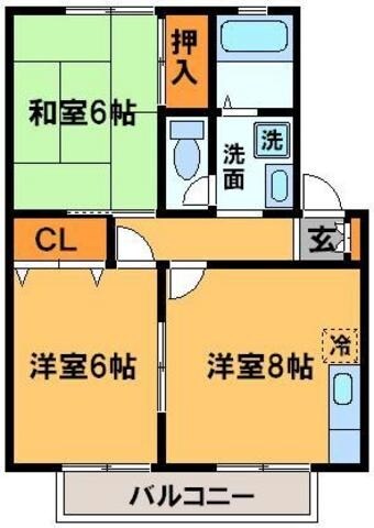 ラフィネート葛城 の物件間取画像